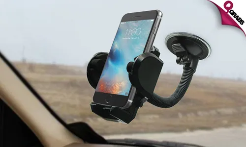 Car Mount Mobile Holder with Compact Car Charger!